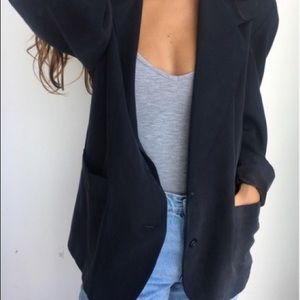 Go Silk oversized blazer - cotton & silk